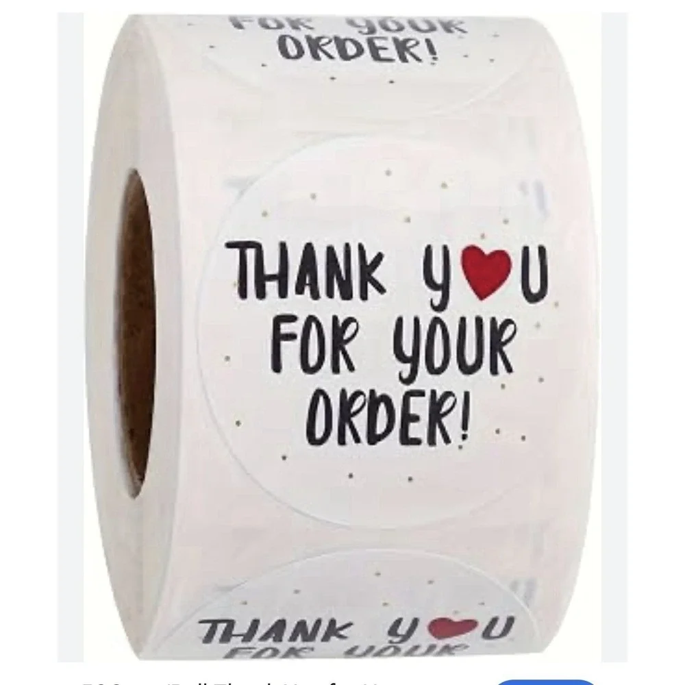 800 Stated Kit Mailer Supplies Bags Self-Sealing Labels Tape And Thanks Stickers